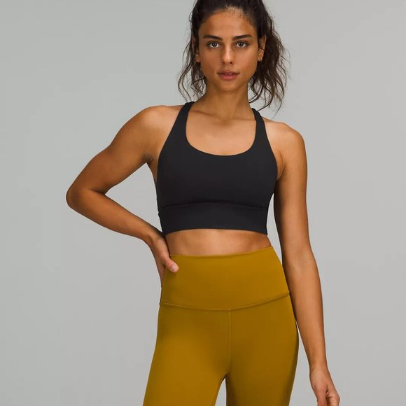 SOLD Energy Longline Bra Ribbed Luxtreme Black - Picture 10 of 11